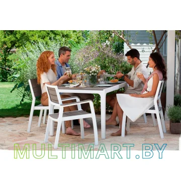 Стол Keter Harmony (белый/капучино) картинка 4